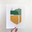 Load image into Gallery viewer, Torn Earth: Mountain Gold - Gingerly Press - Limited Edition