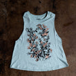 Load image into Gallery viewer, Flower and Bees Crop Tank
