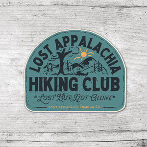 Hiking Club Sticker