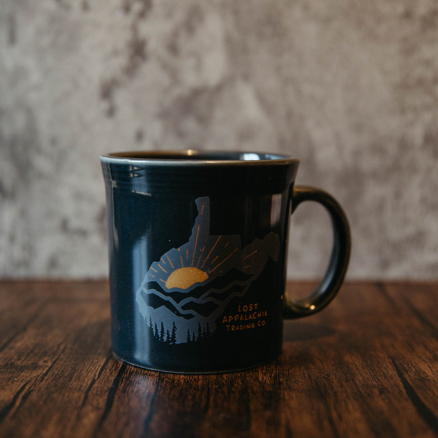 WV Sunrise Fiesta Mug - Slate