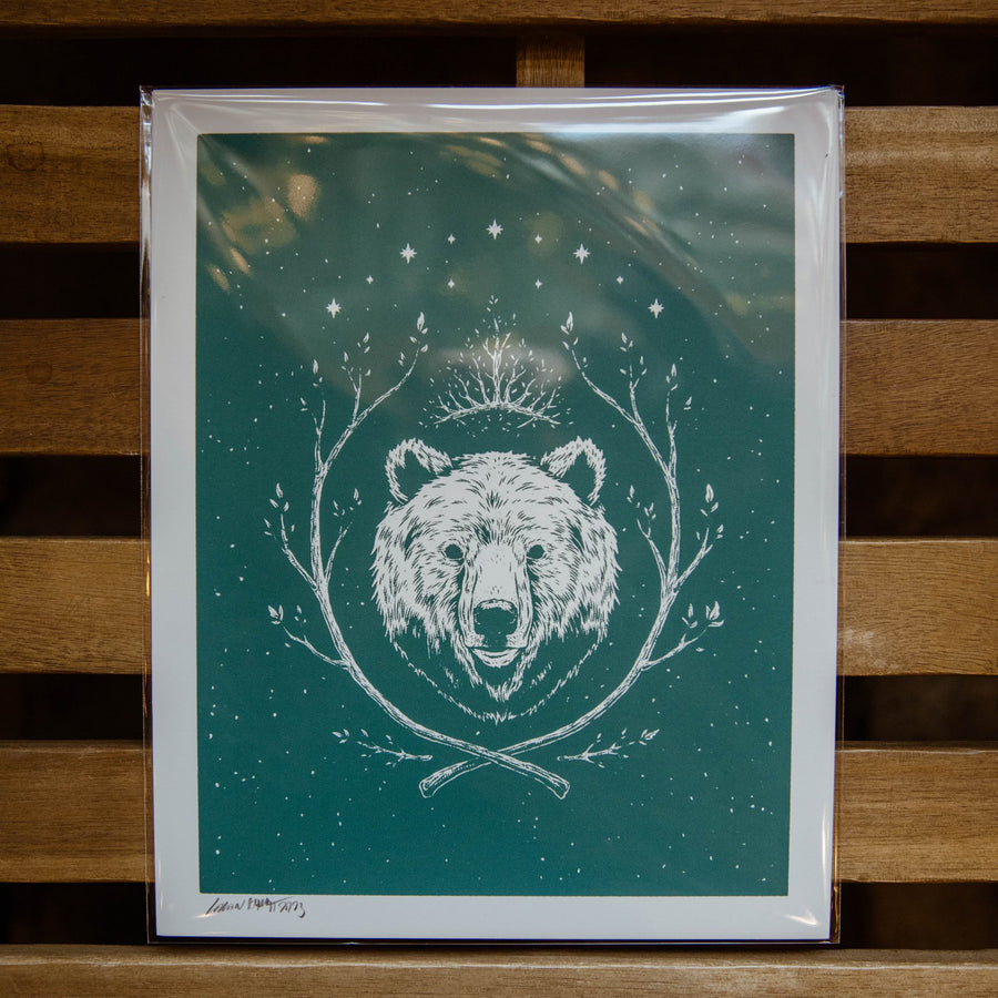 King Bear Screen Print  - Logan Scmitt