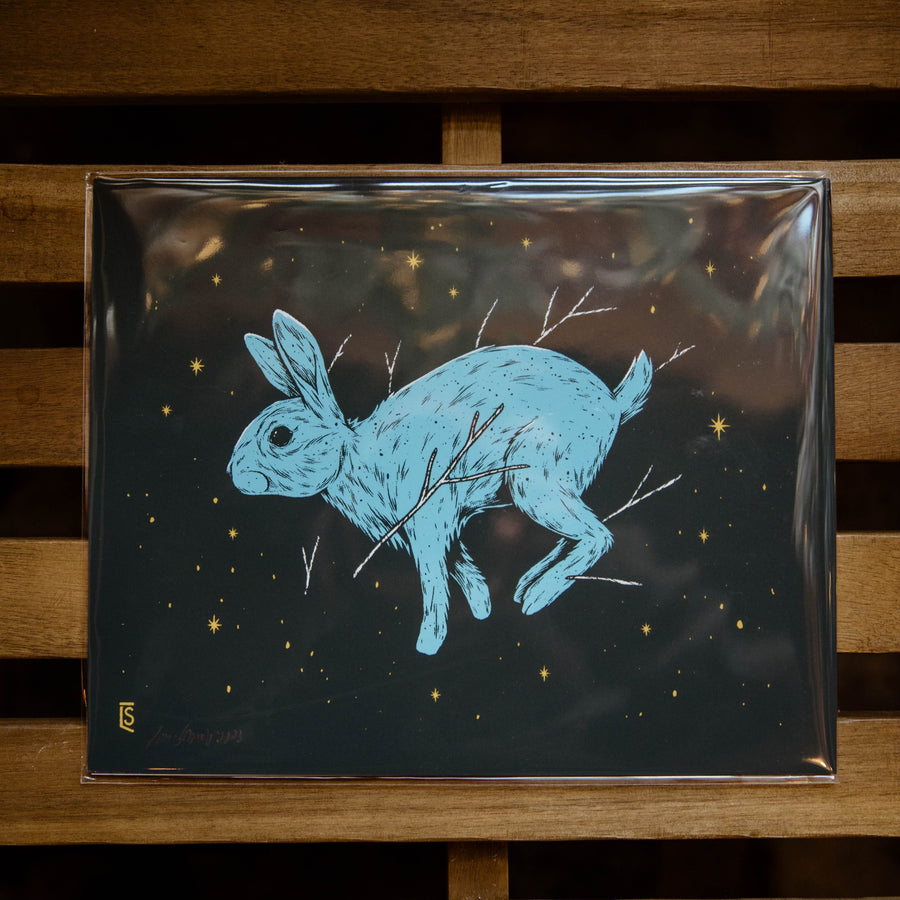 Dream Rabbit Screenprint - Logan Scmitt