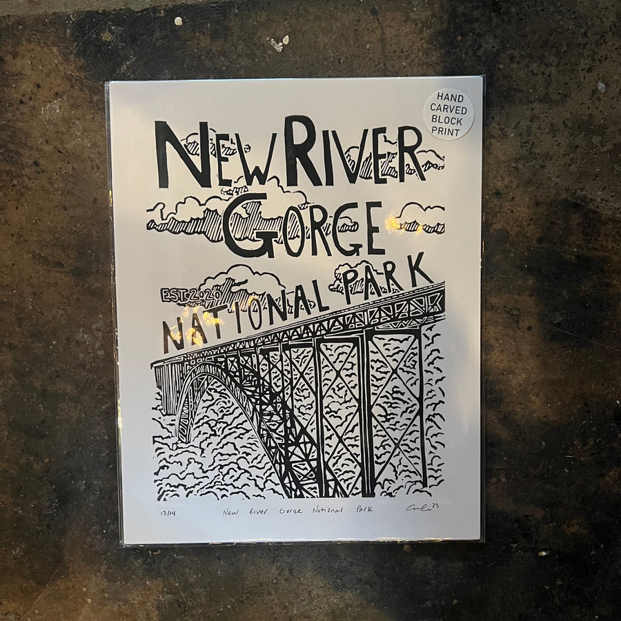 Cat and Crow - New River Gorge National Park Print