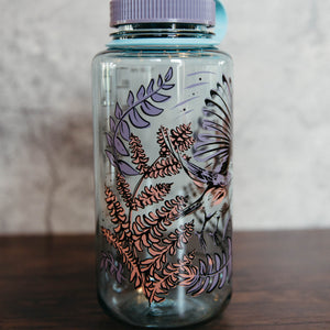 Embrace the Wild - Birds and Ferns - Nalgene Water Bottle