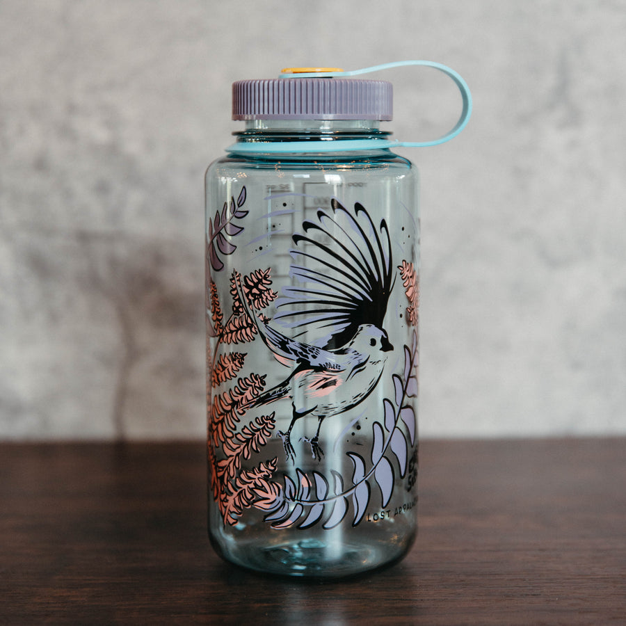 Embrace the Wild - Birds and Ferns - Nalgene Water Bottle