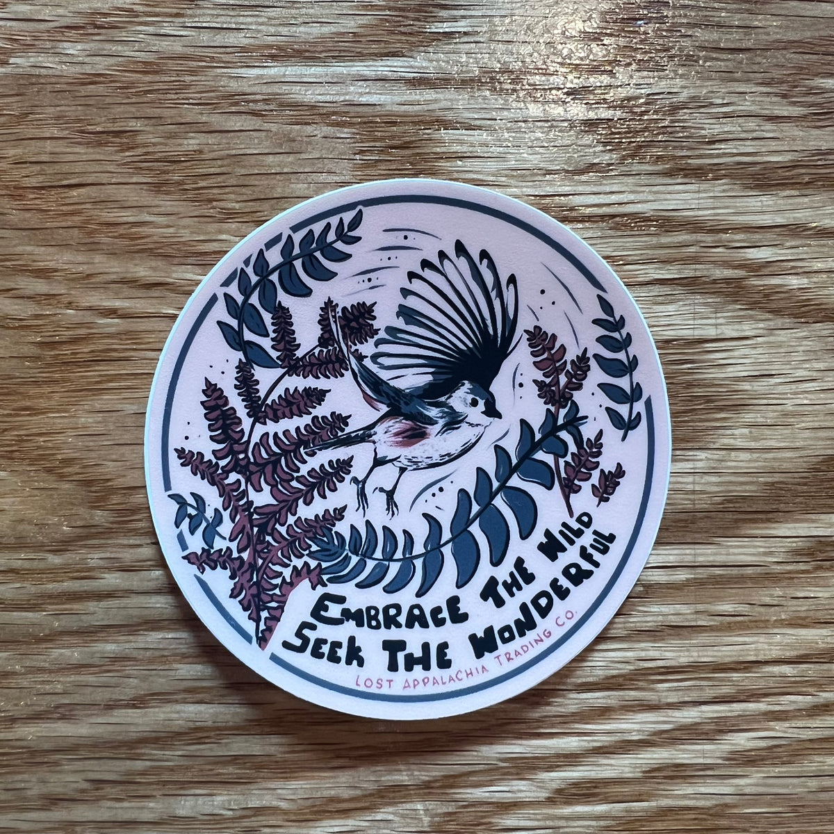 Embrace the Wild Sticker – Lost Appalachia Trading Company