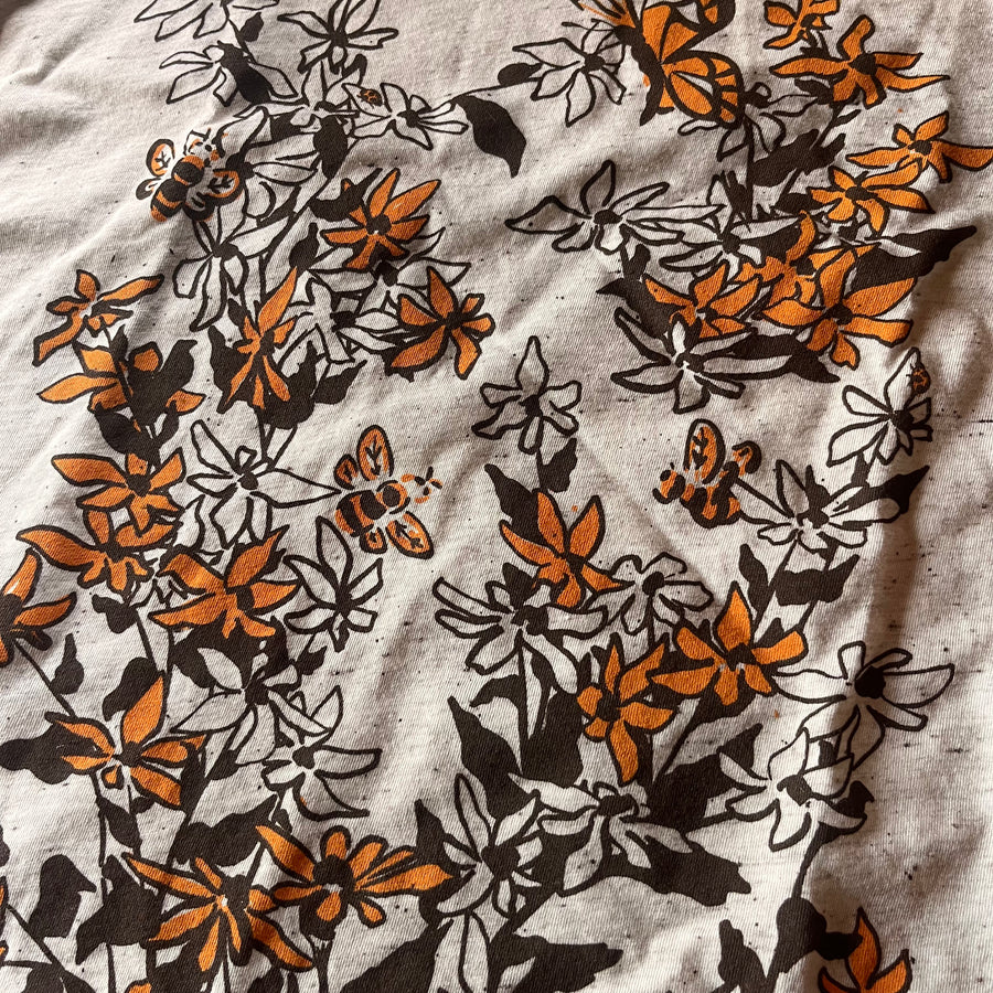 Flower and Bees - Women’s V-Neck