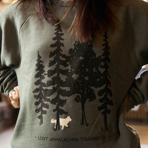 Wander The Trees Crew Sweatshirt