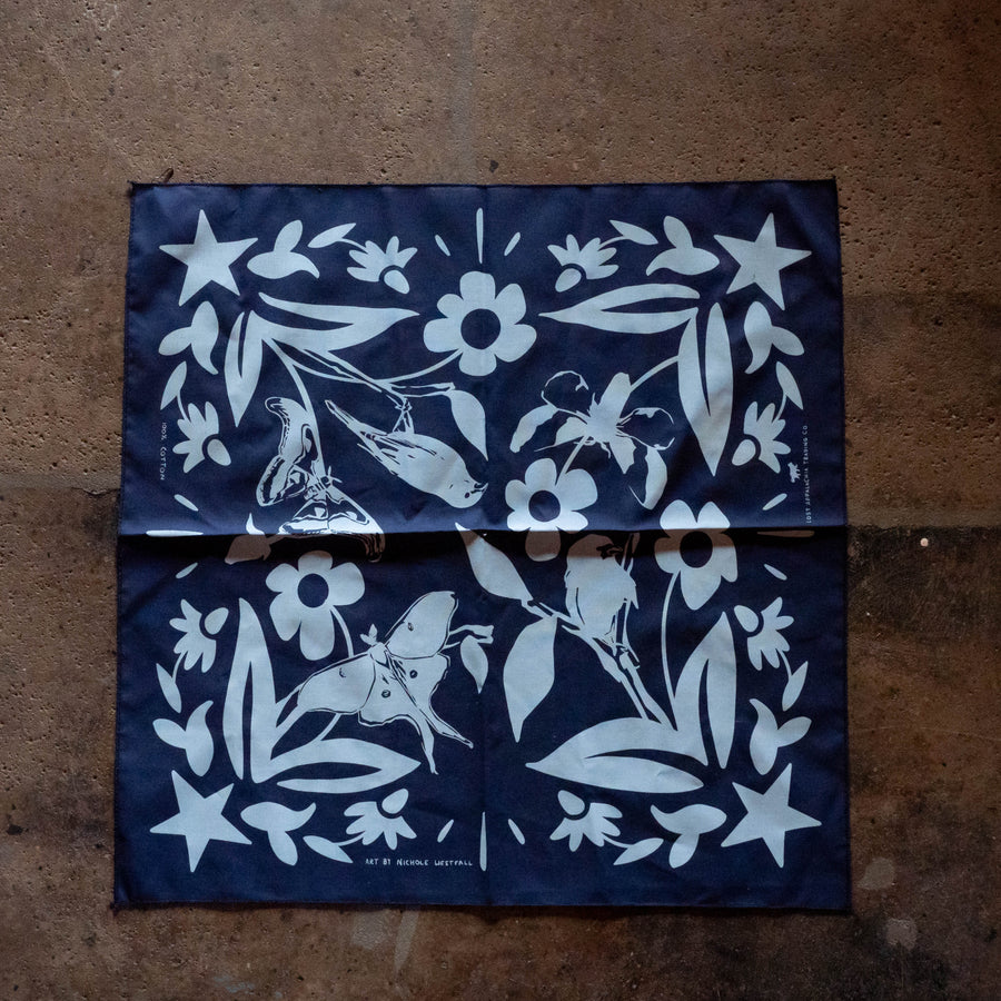 Hiding With The Flowers Nichole Westfall Bandana