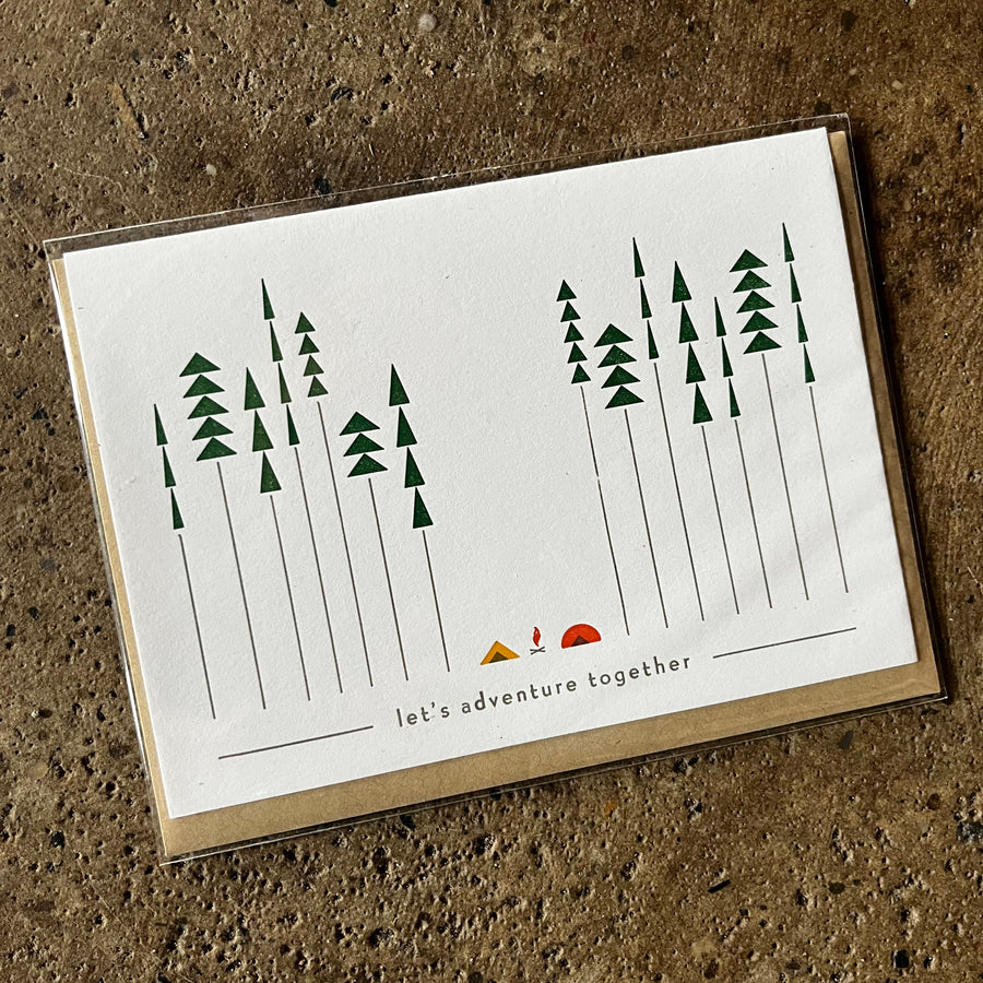 Let’s Adventure Together Card - Gingerly Press