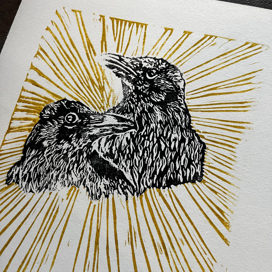 Crows and Rays - Car and Crow