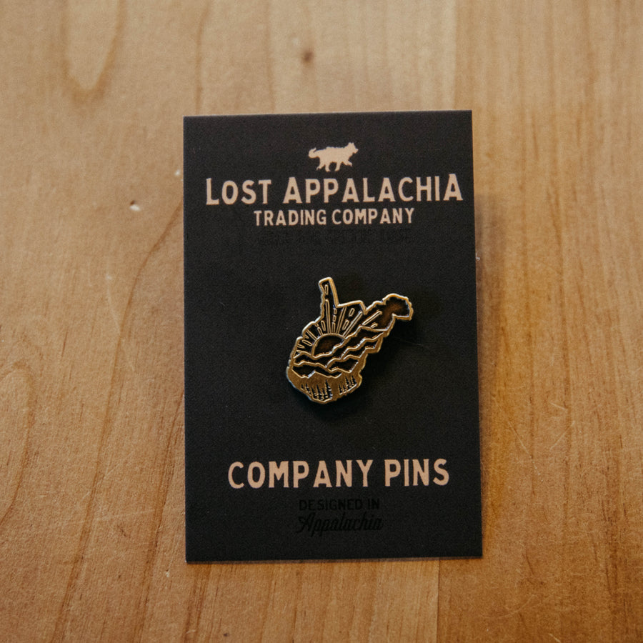 WV Bronze Sunrise Company Pin