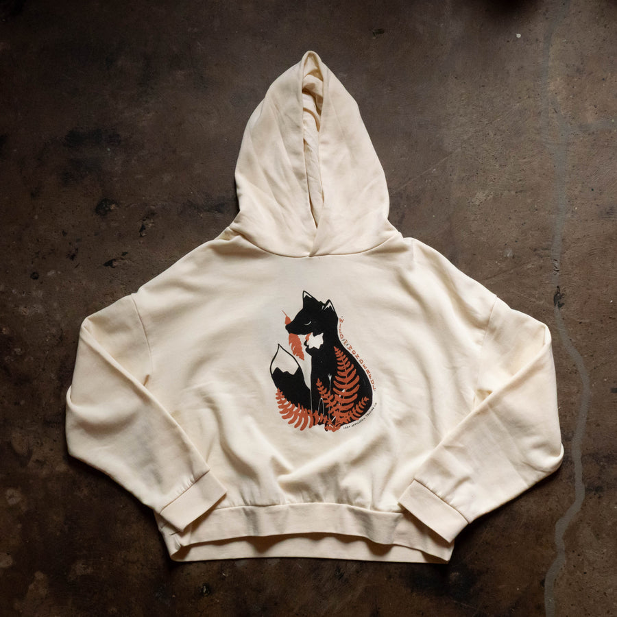 Fox Crop Hoodie