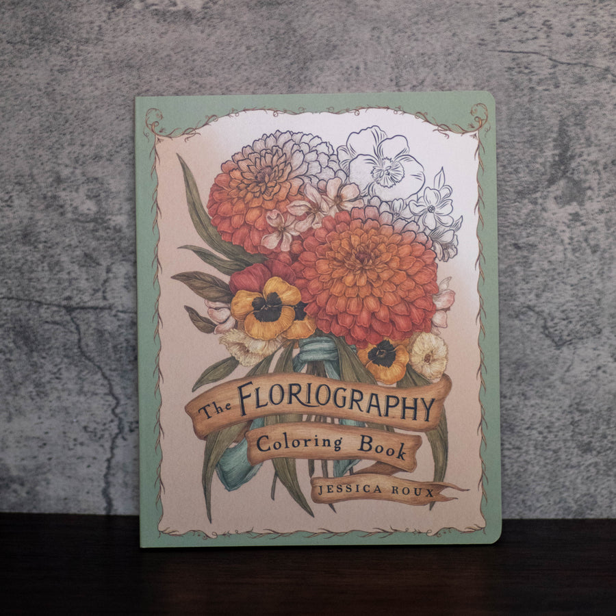 The Floriography Coloring Book