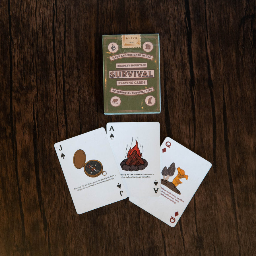 Survival playing cards