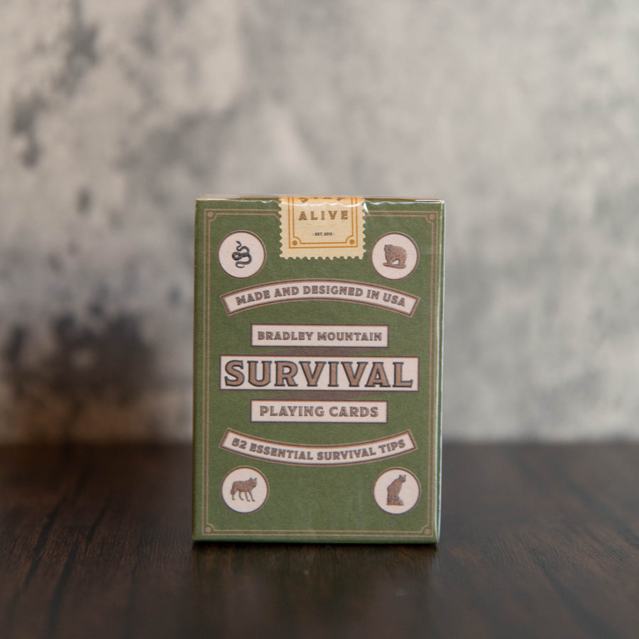 Survival playing cards