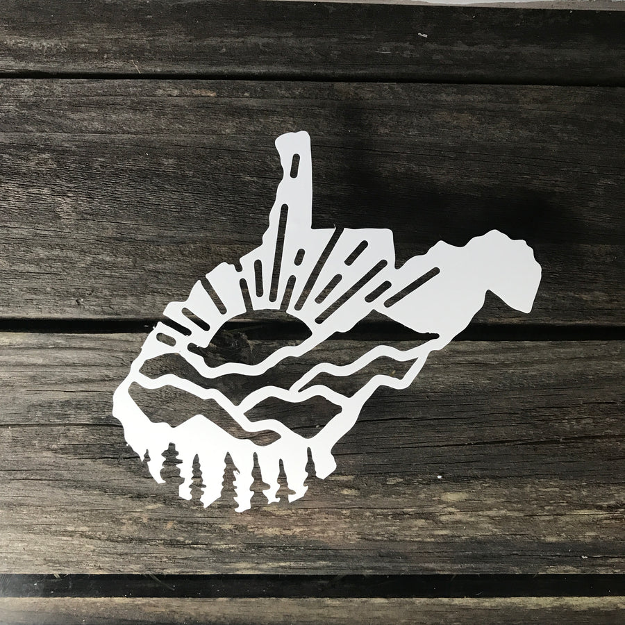 WV Sunrise Transfer Decal