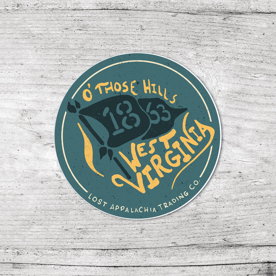WV Hills Sticker