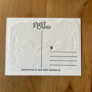 Down Where People Say Y’all Postcard - Base Camp Printing
