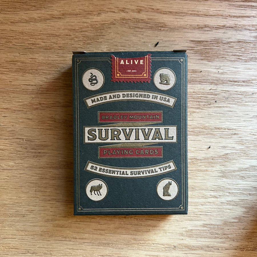 Survival playing cards