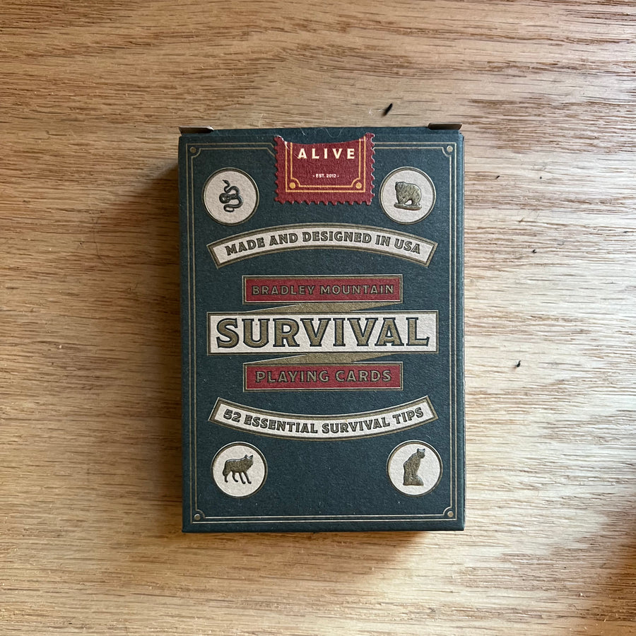 Survival playing cards