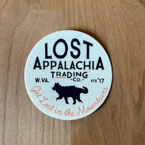 Circle LATC Wolf Get Lost Sticker