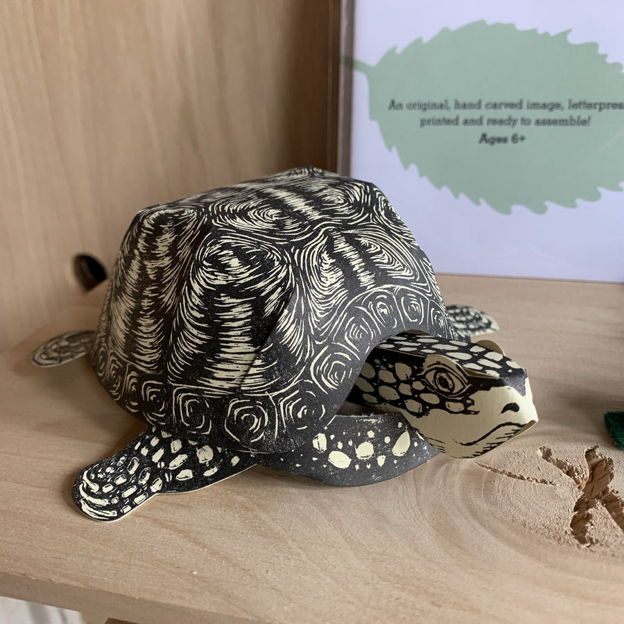 Turtle Paper Sculpture - Questionable Press
