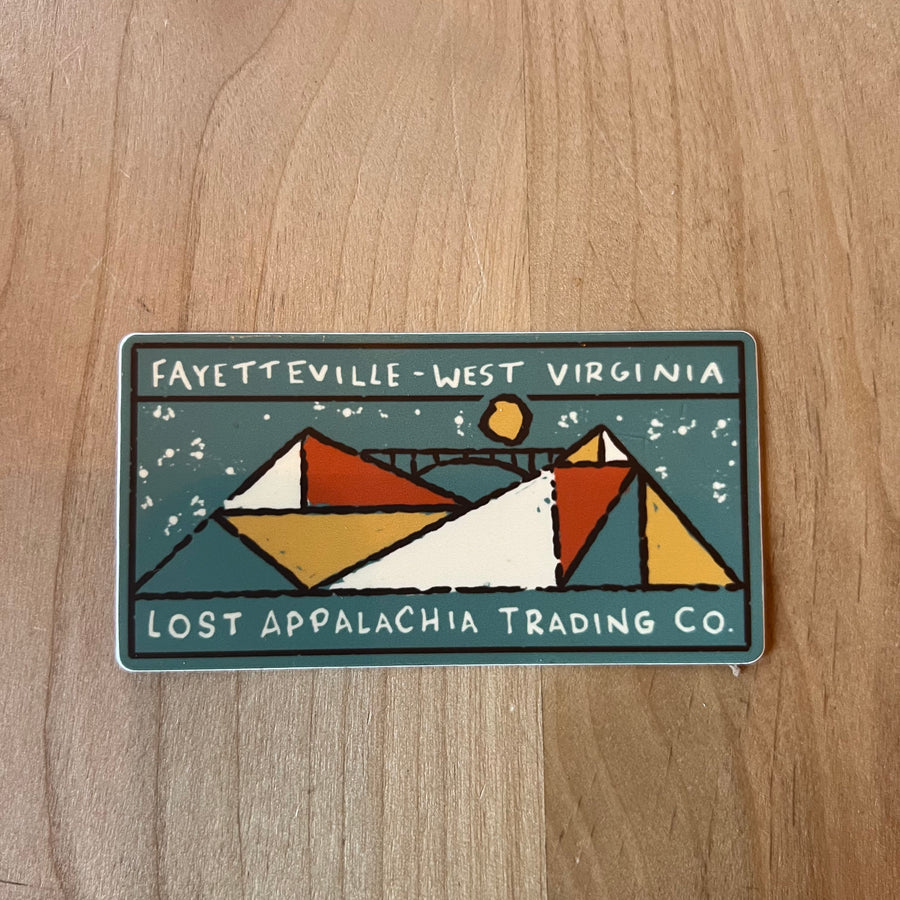 Fayetteville geometric sticker