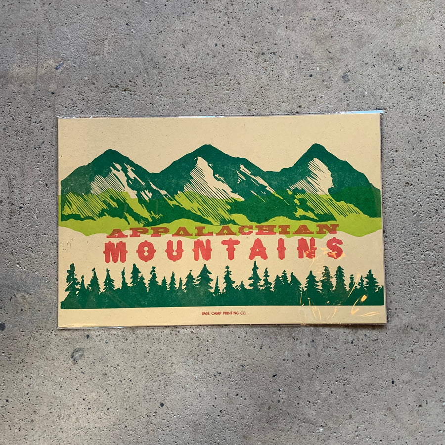 Appalachian Mountains - Base Camp Printing