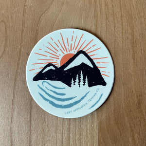White Mountains and Rivers Sticker