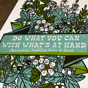 Appalachian Medicinal Herbs & Plants Print- Base Camp Printing