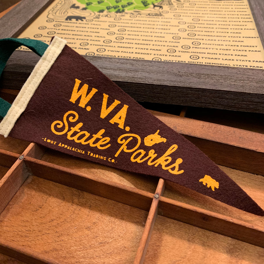 WV State Parks Mini Pennant
